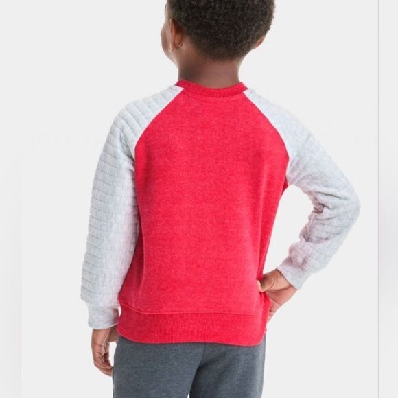 Toddler Bluey & Friend "Smoochy Kiss" Valentine's Easter Pullover Sweater - Picture 4 of 9